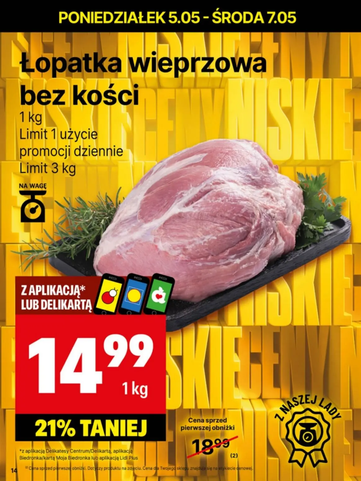 gazetka promocyjna Delikatesy Centrum Od poniedziałku - Strona 14