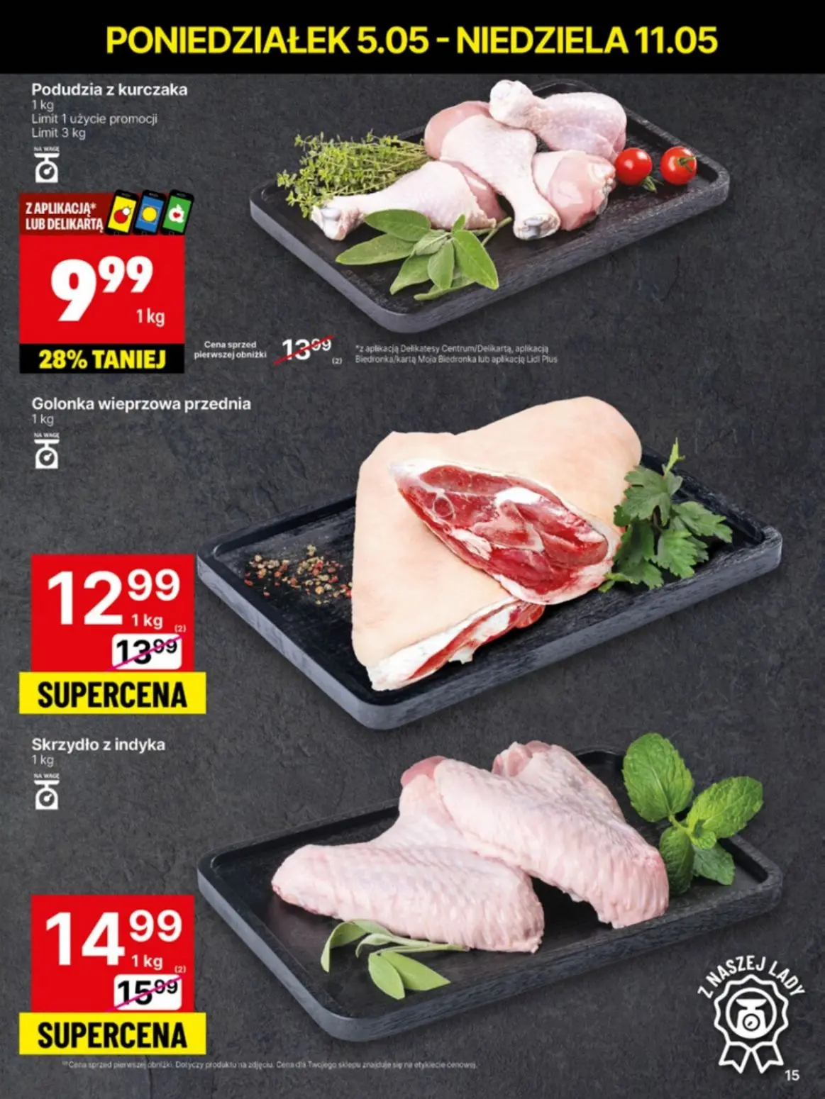 gazetka promocyjna Delikatesy Centrum Od poniedziałku - Strona 15