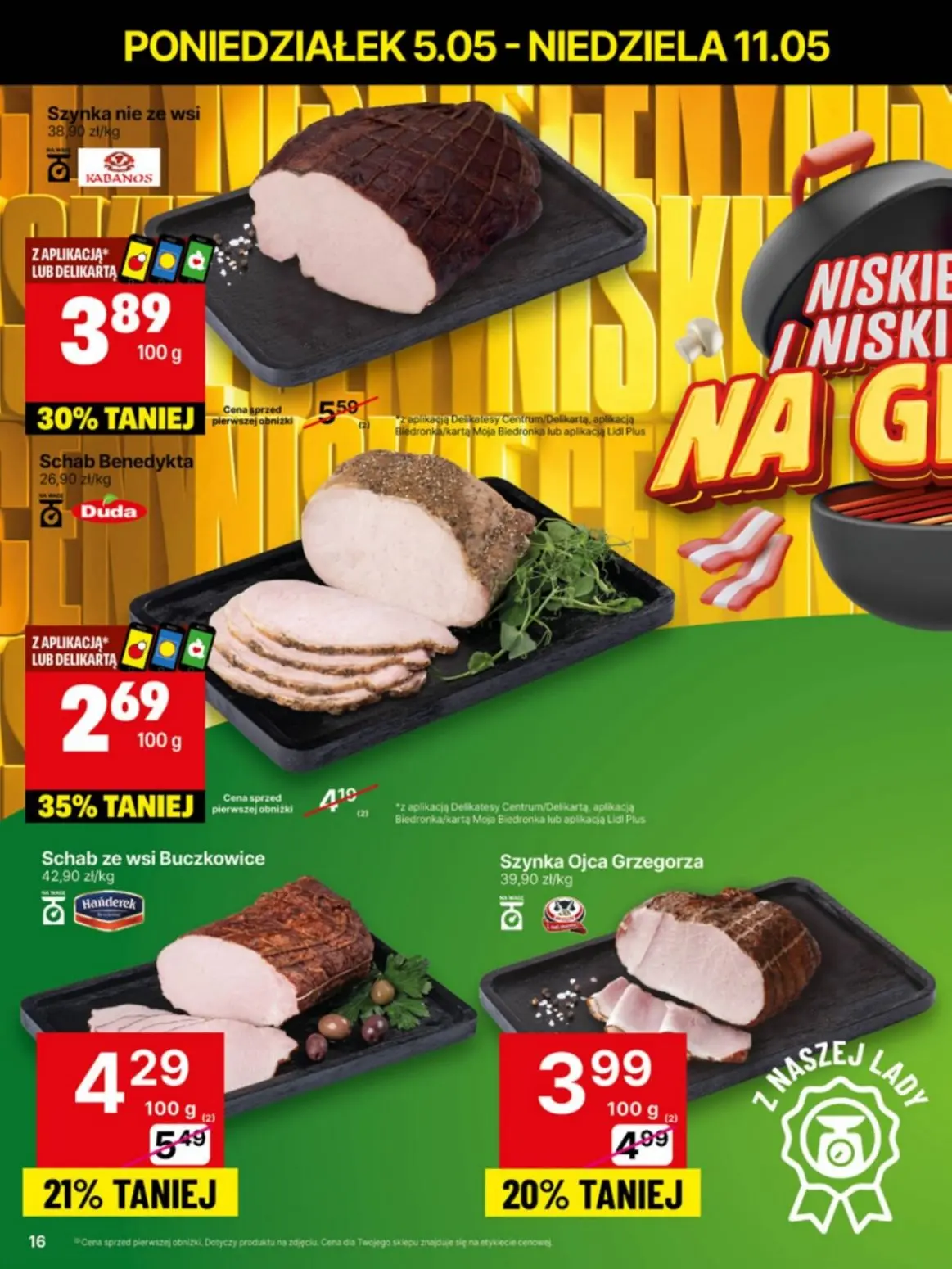 gazetka promocyjna Delikatesy Centrum Od poniedziałku - Strona 16