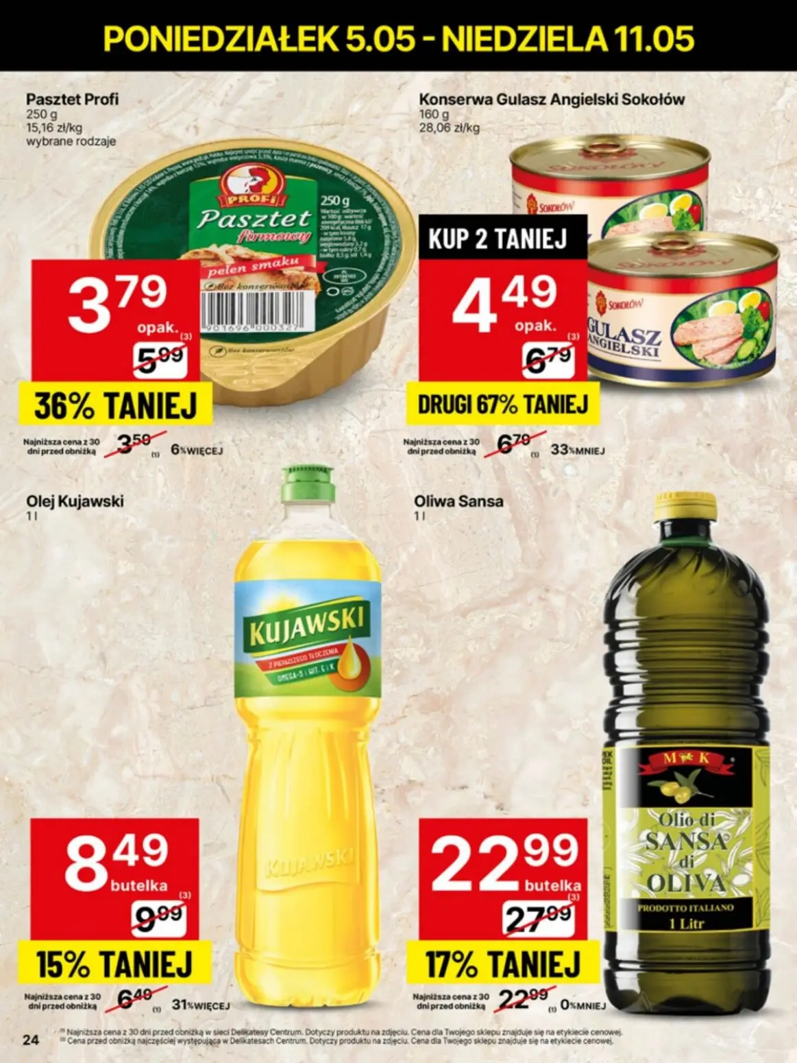 gazetka promocyjna Delikatesy Centrum Od poniedziałku - Strona 24