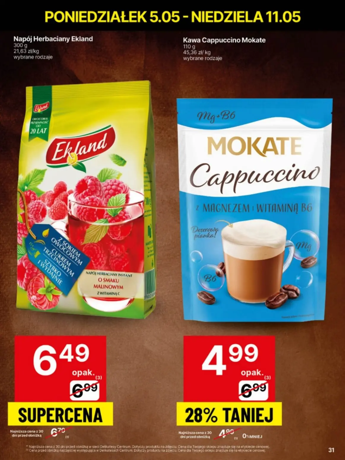 gazetka promocyjna Delikatesy Centrum Od poniedziałku - Strona 31