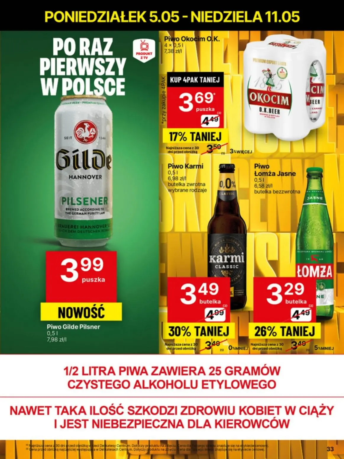 gazetka promocyjna Delikatesy Centrum Od poniedziałku - Strona 33