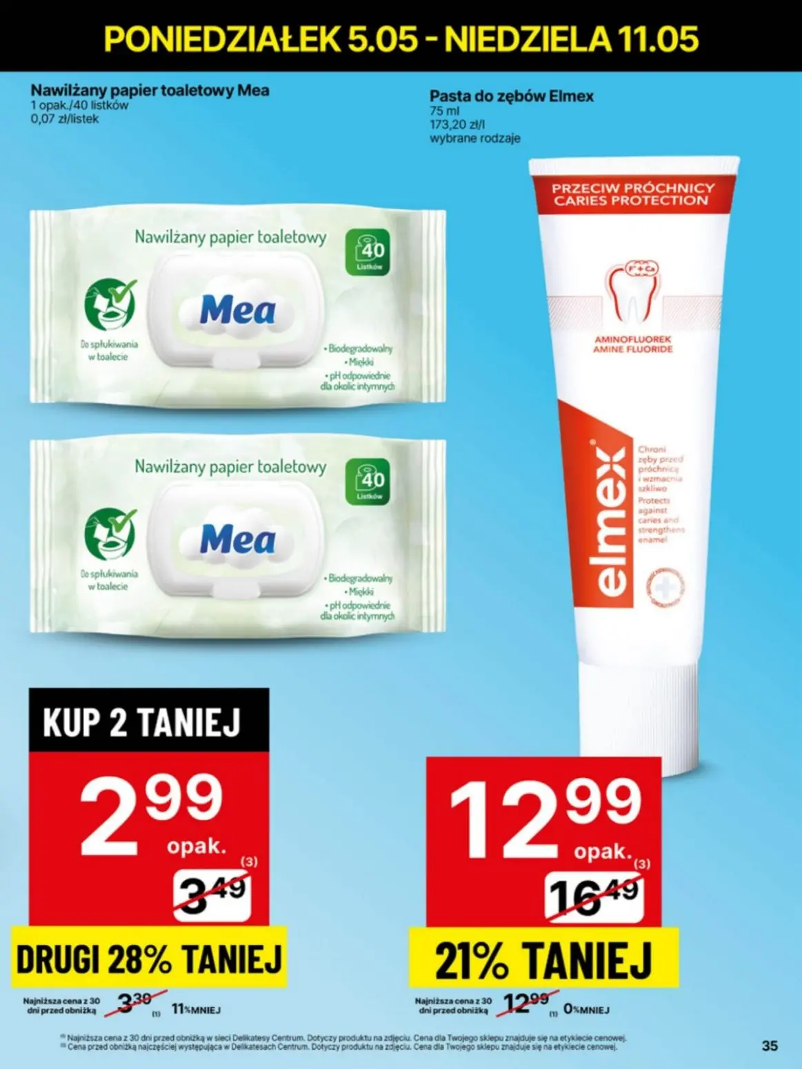 gazetka promocyjna Delikatesy Centrum Od poniedziałku - Strona 35