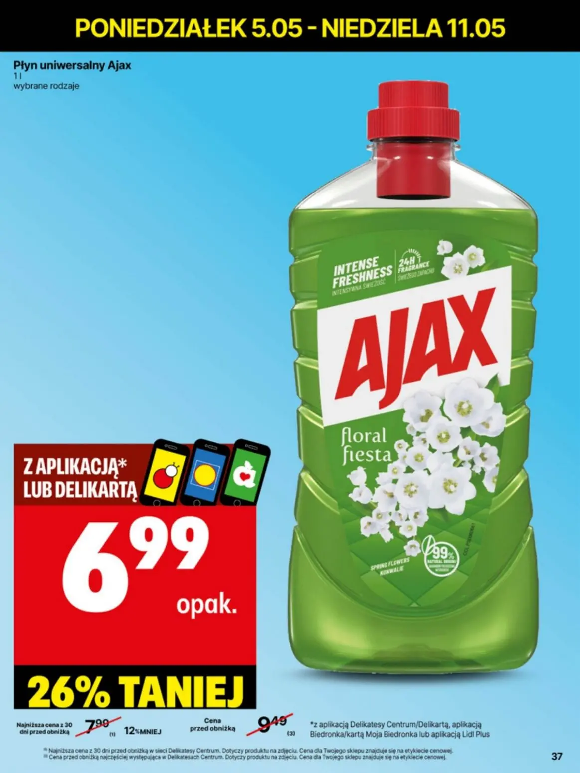 gazetka promocyjna Delikatesy Centrum Od poniedziałku - Strona 37