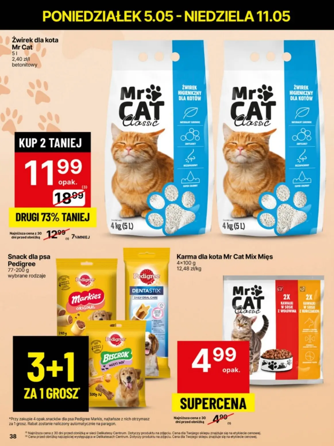 gazetka promocyjna Delikatesy Centrum Od poniedziałku - Strona 38