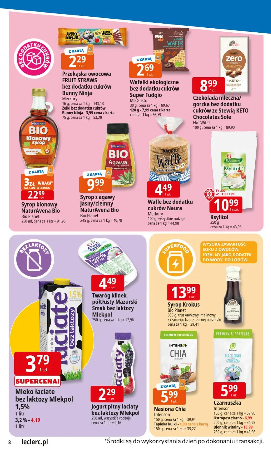 gazetka promocyjna E.Leclerc - Strona 8