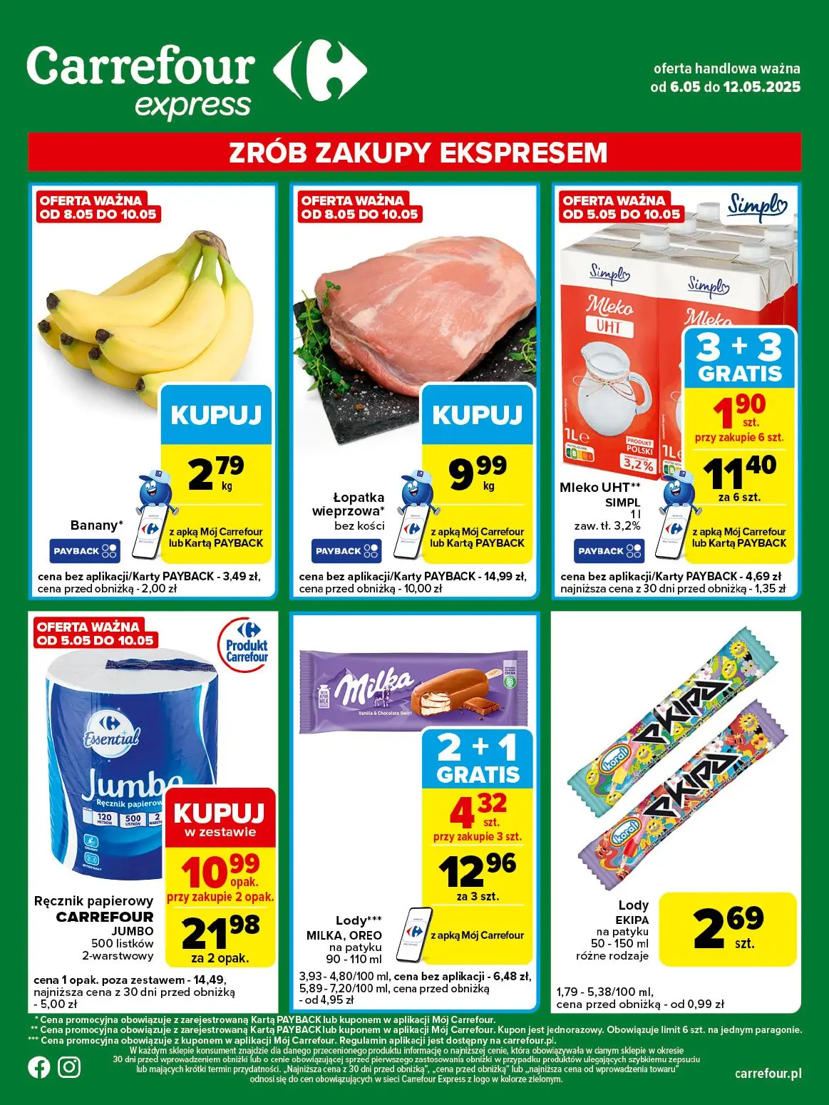 gazetka promocyjna Carrefour Express Zakupy ekspresem - Strona 1