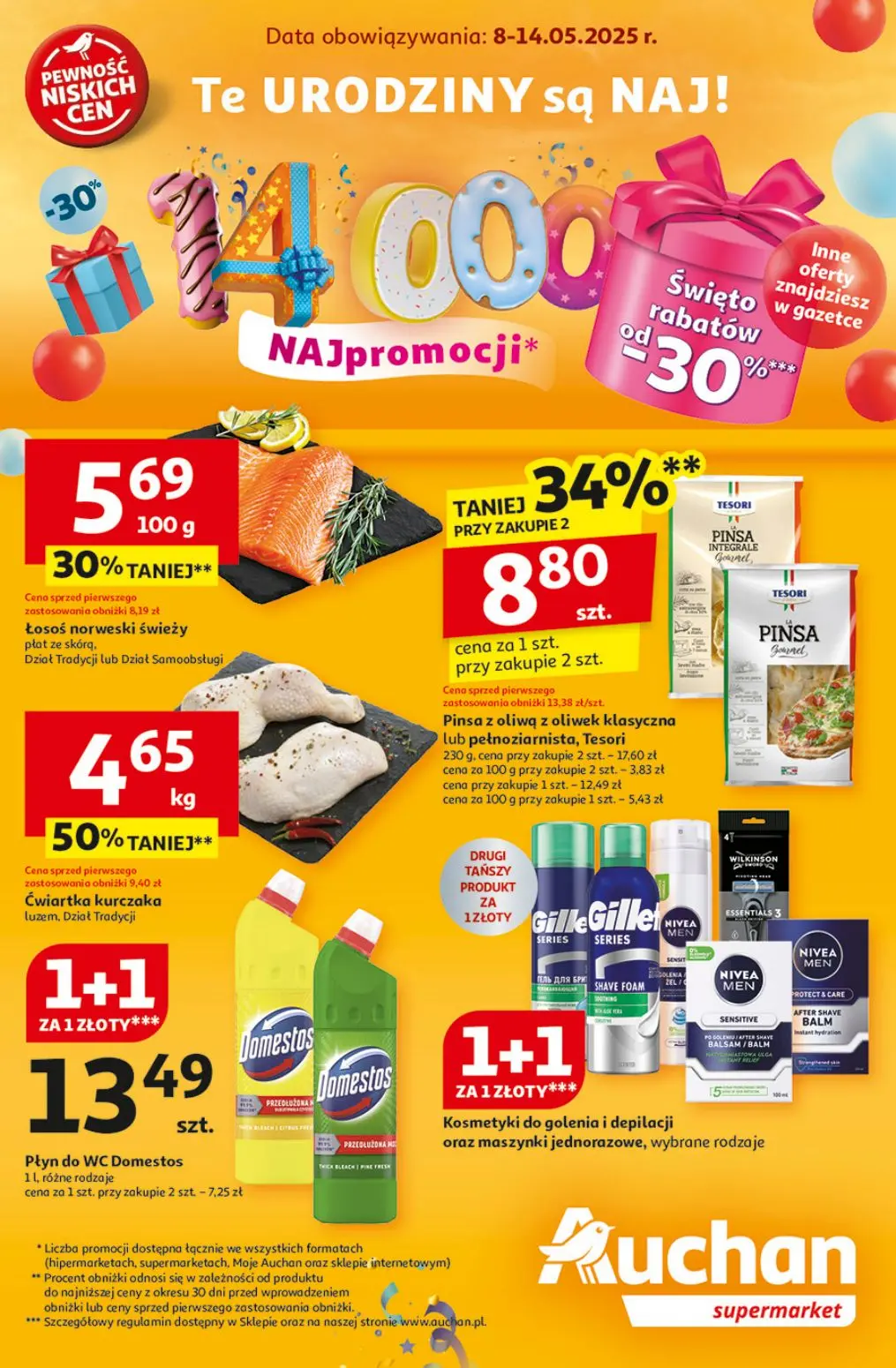 gazetka promocyjna Auchan Supermarket Pewność niskich cen - Strona 1