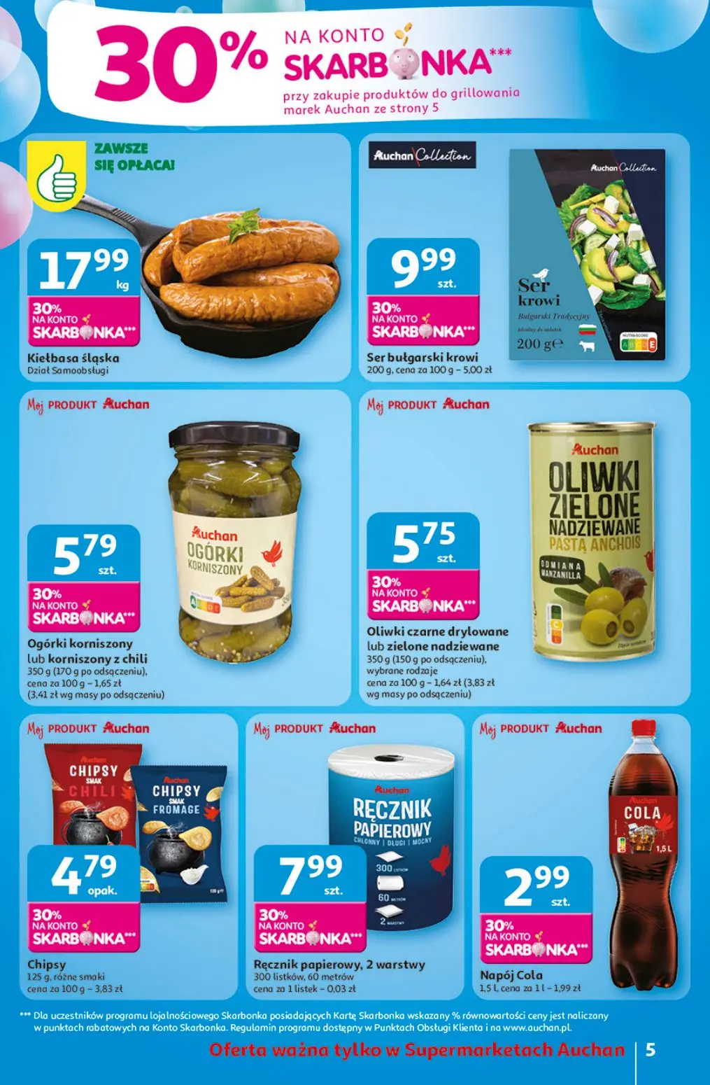 gazetka promocyjna Auchan Supermarket Pewność niskich cen - Strona 5