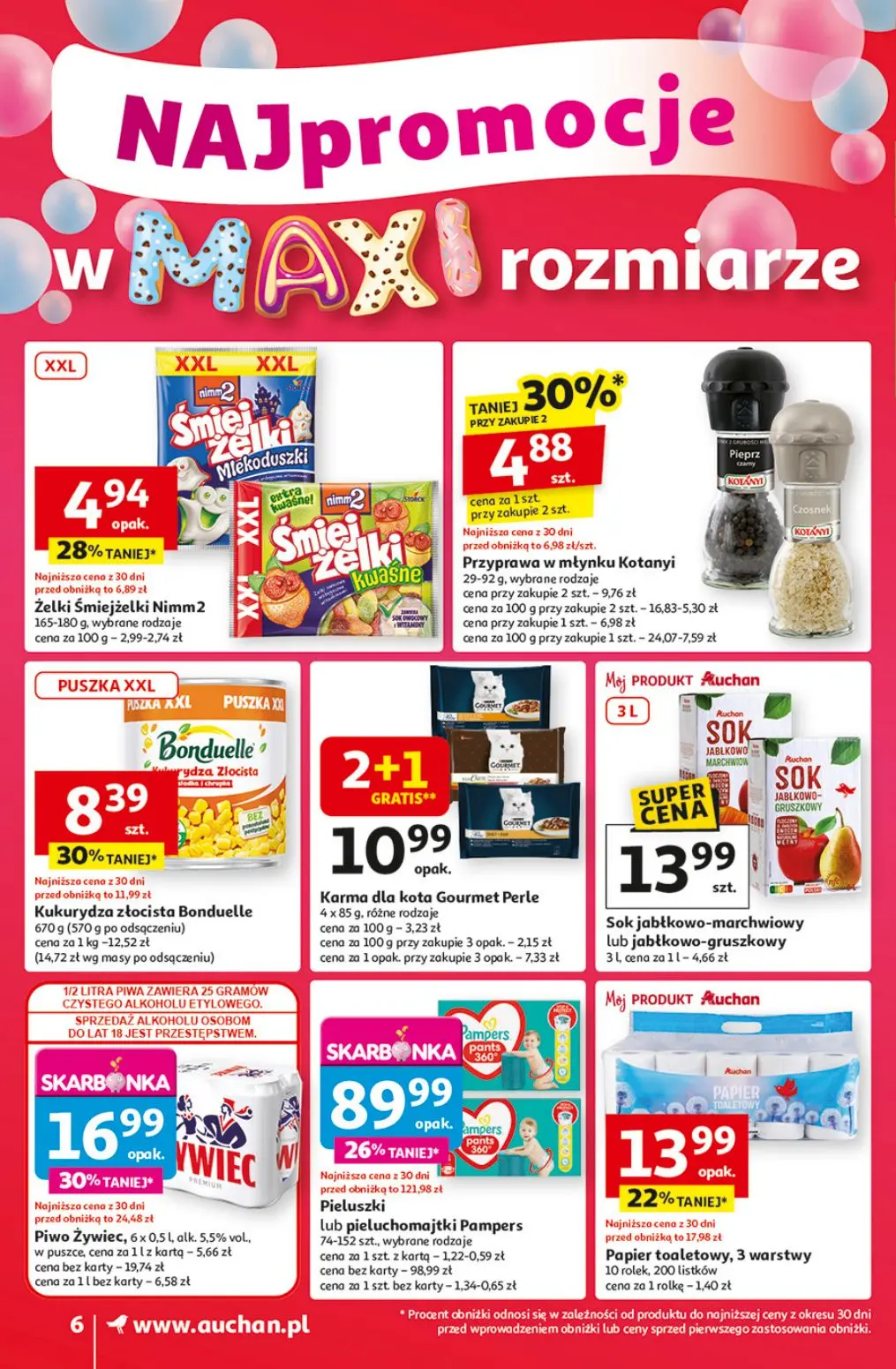 gazetka promocyjna Auchan Supermarket Pewność niskich cen - Strona 6