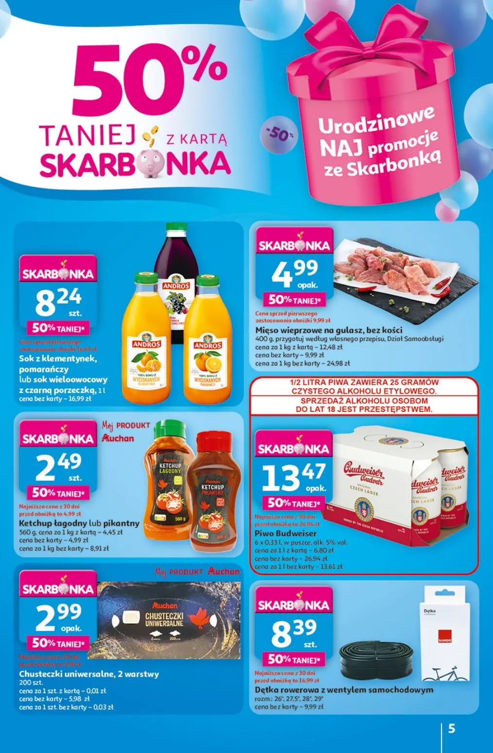 gazetka promocyjna Auchan Pewność niskich cen - Strona 5