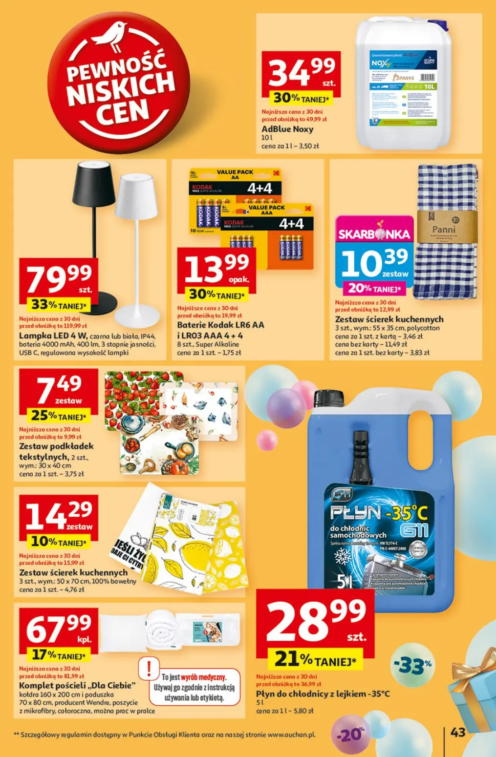gazetka promocyjna Auchan Pewność niskich cen - Strona 47