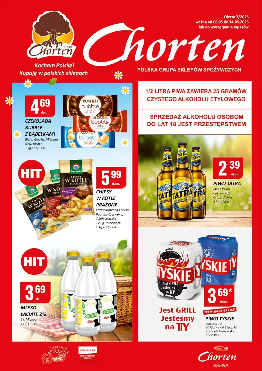 gazetka promocyjna Chorten Dolny Śląsk, Wielkopolska, Zachodniopomorskie, Lubuskie - minimarket - Strona 1