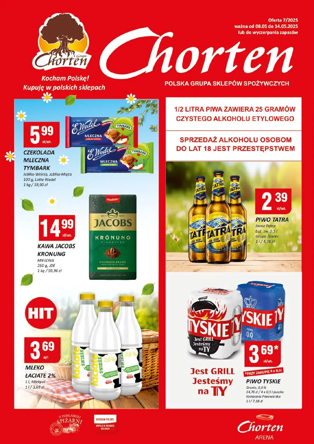 gazetka promocyjna Chorten Lubelskie - minimarket - Strona 1