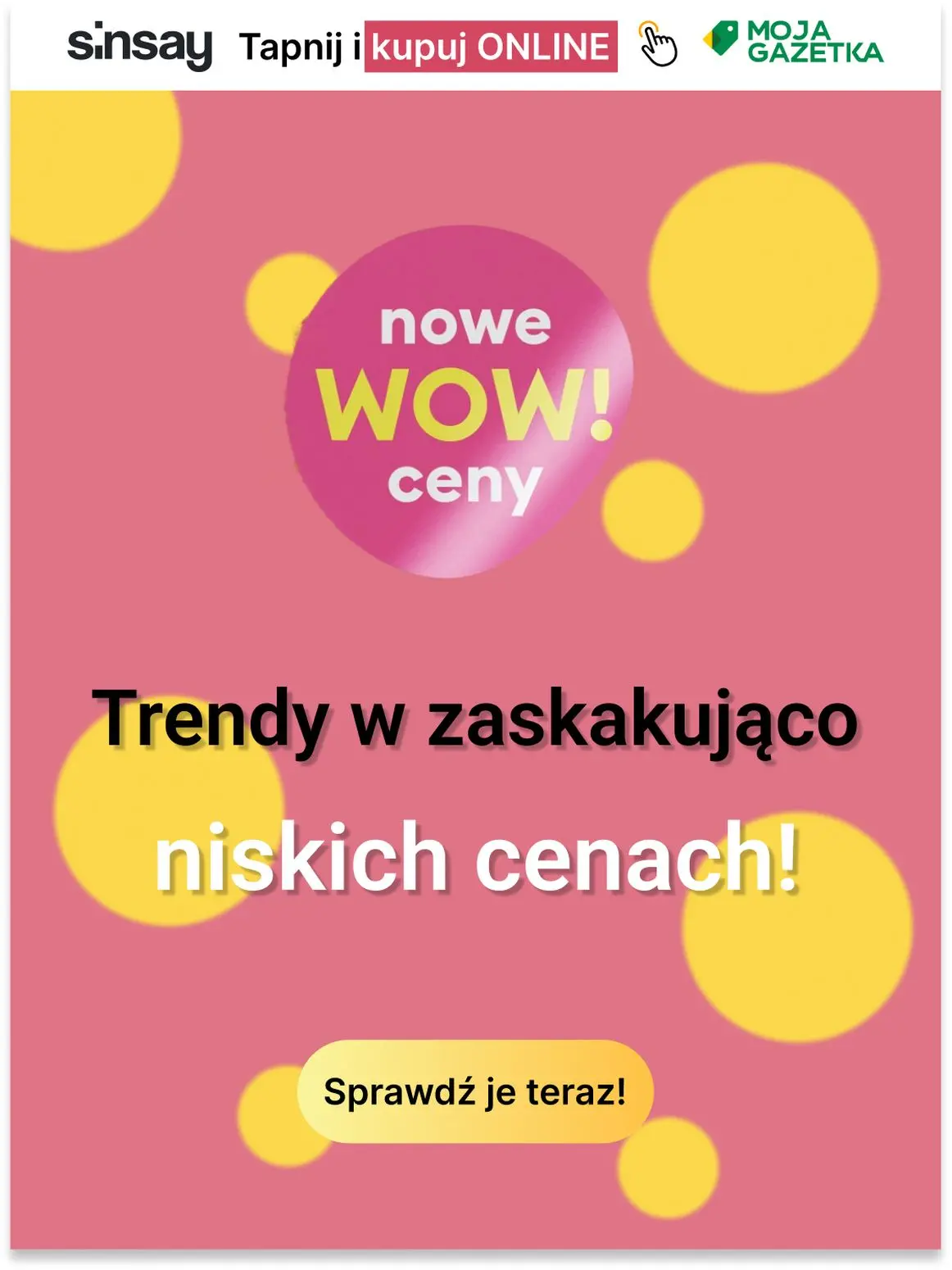 gazetka promocyjna Sinsay Korzystne zakupy! - Strona 8
