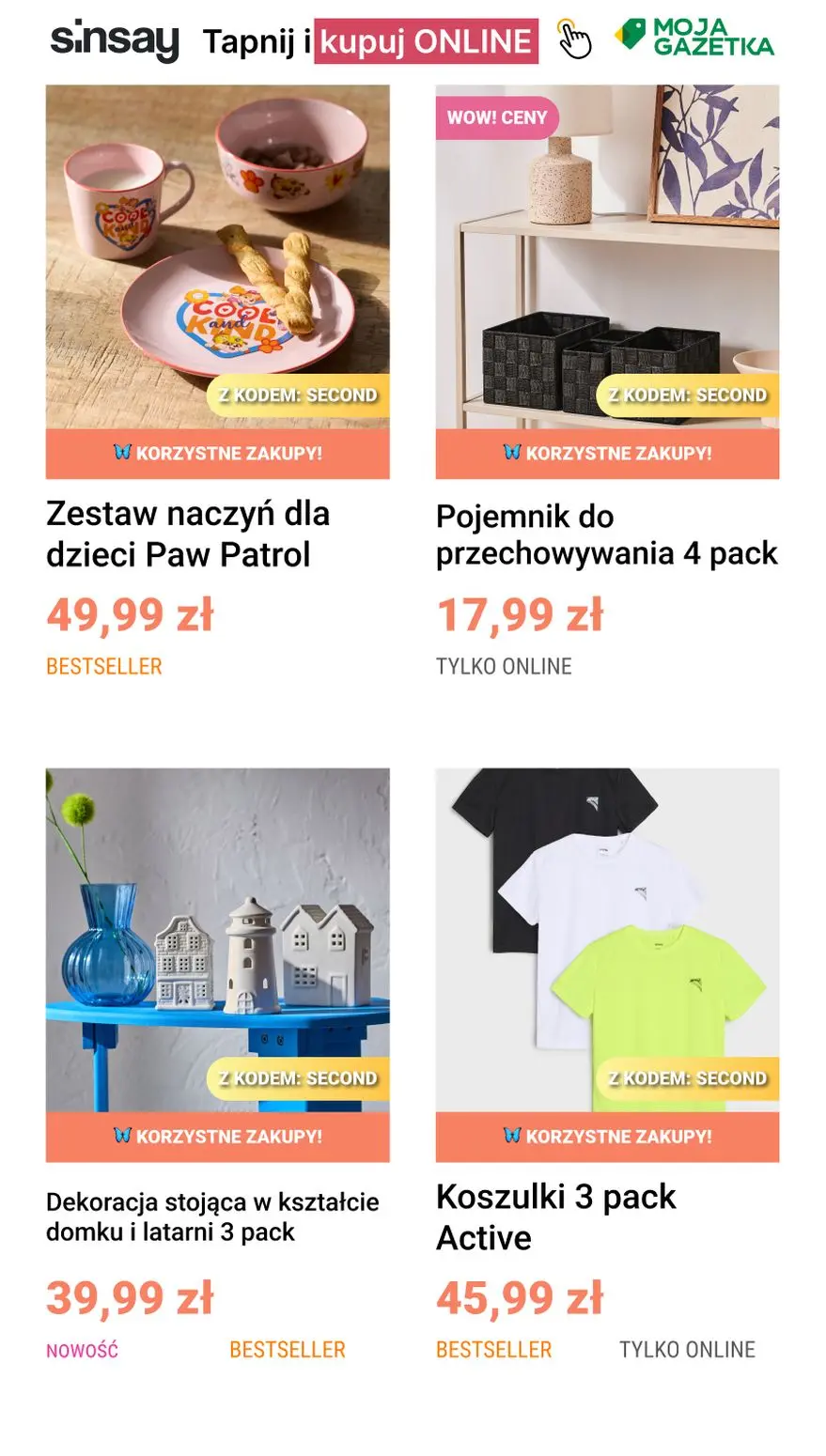 gazetka promocyjna Sinsay Korzystne zakupy! - Strona 9