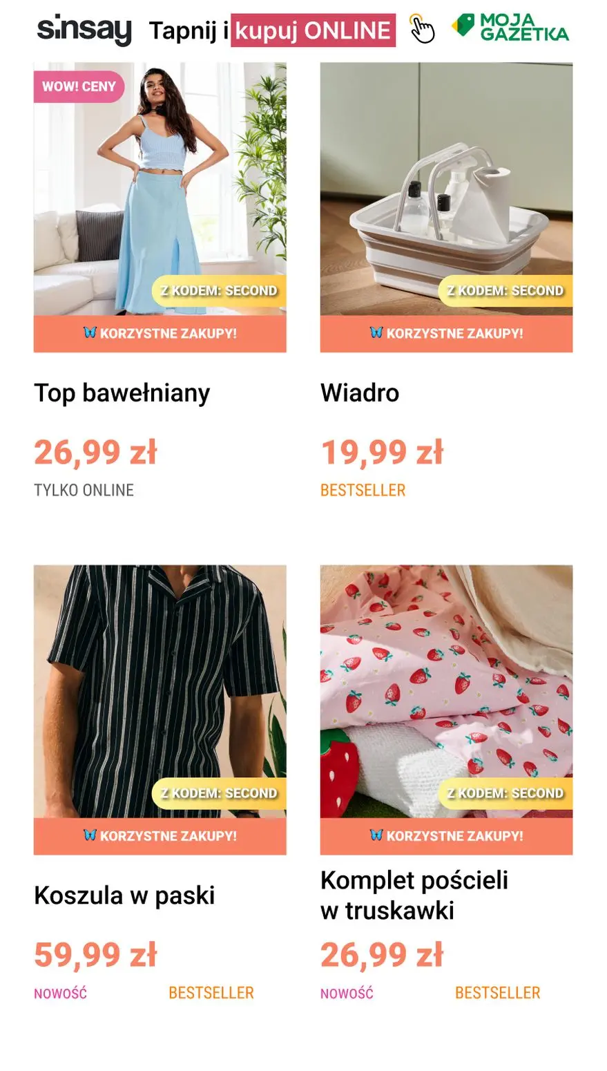 gazetka promocyjna Sinsay Korzystne zakupy! - Strona 14