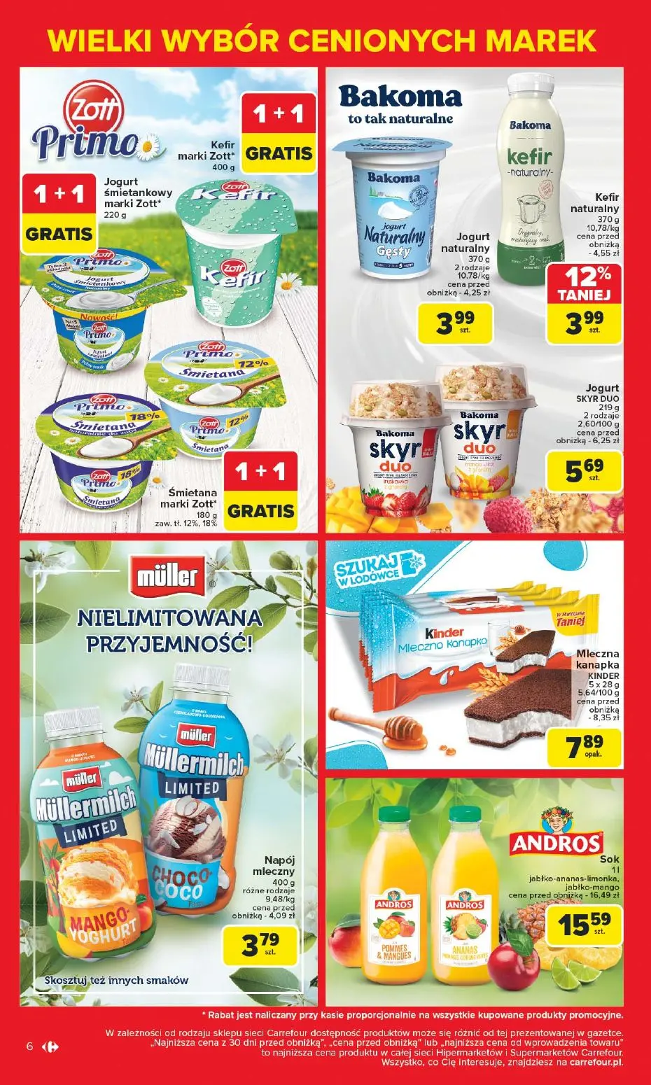 gazetka promocyjna Carrefour Market Znane marki, okazyjne ceny - Strona 6