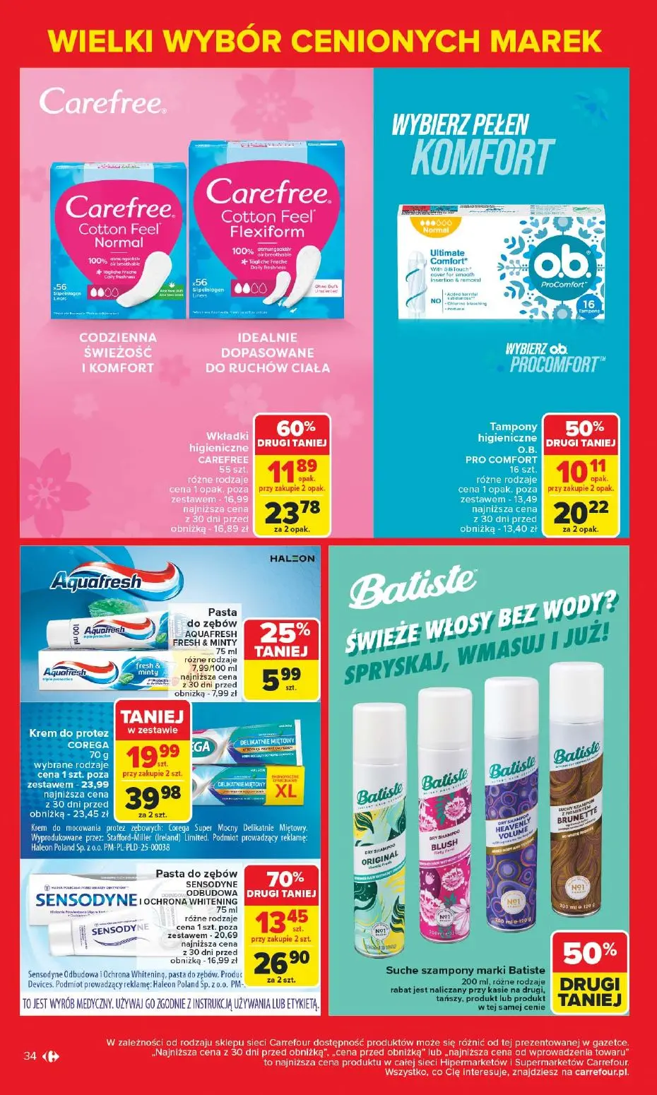 gazetka promocyjna Carrefour Market Znane marki, okazyjne ceny - Strona 34