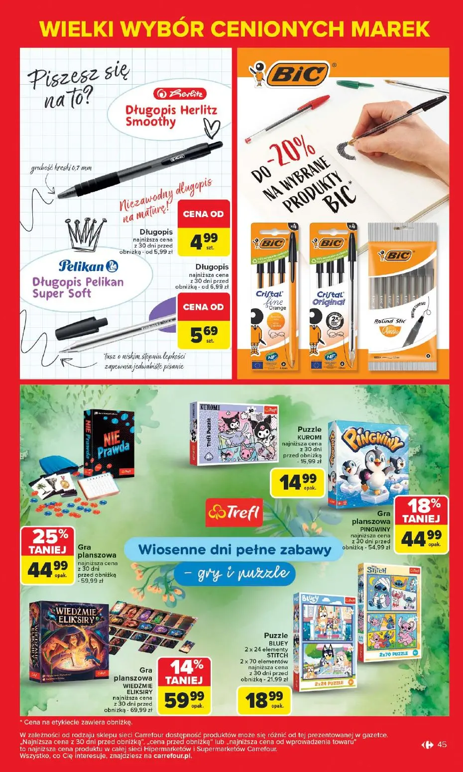 gazetka promocyjna Carrefour Market Znane marki, okazyjne ceny - Strona 45