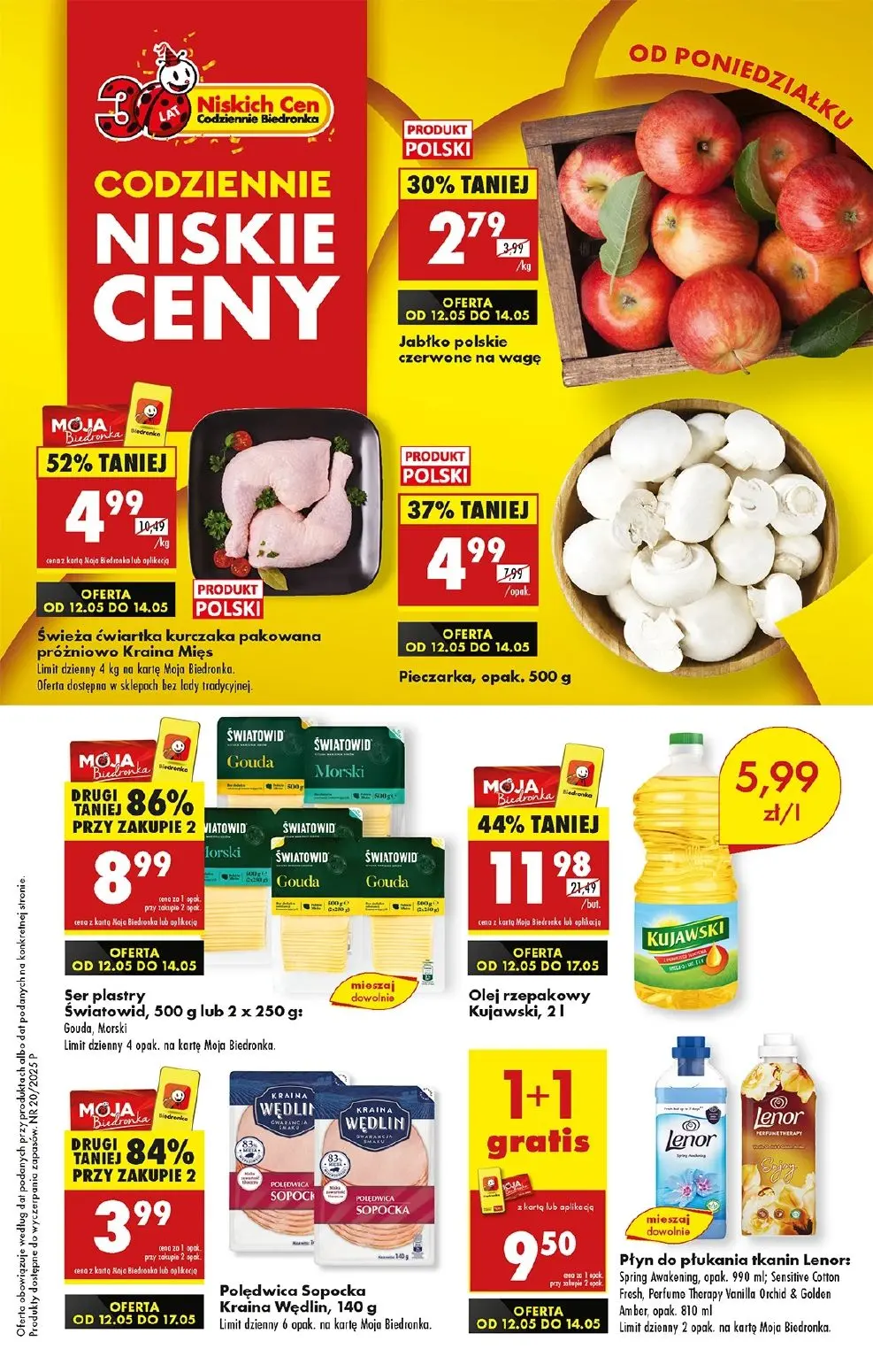gazetka promocyjna Biedronka Od poniedziałku - Strona 1