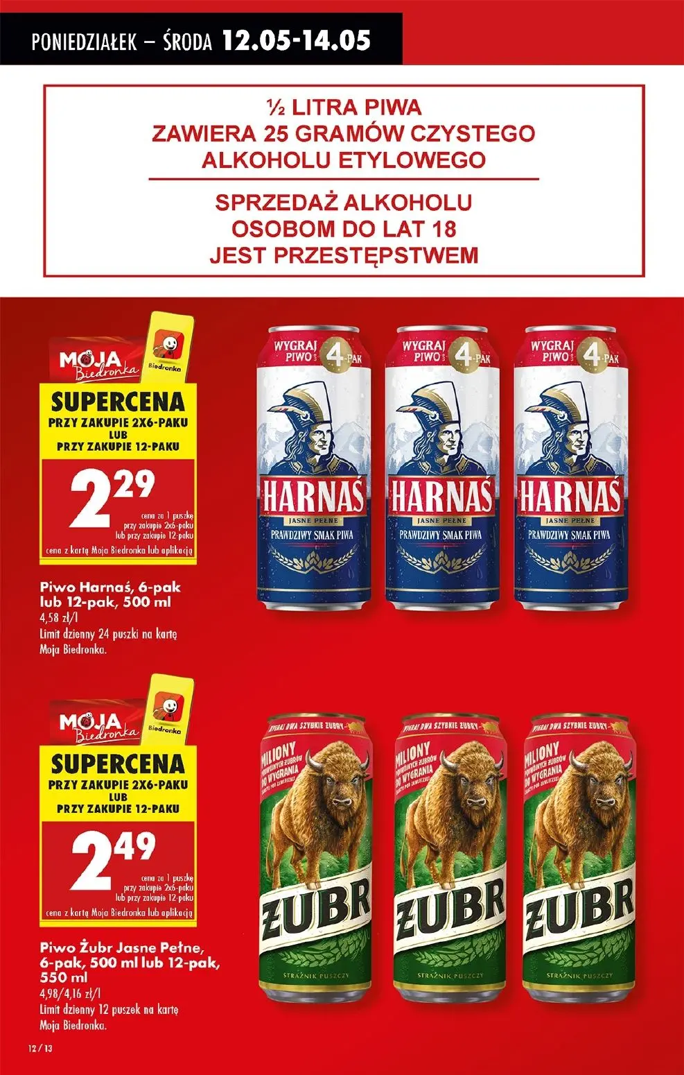 gazetka promocyjna Biedronka Od poniedziałku - Strona 14