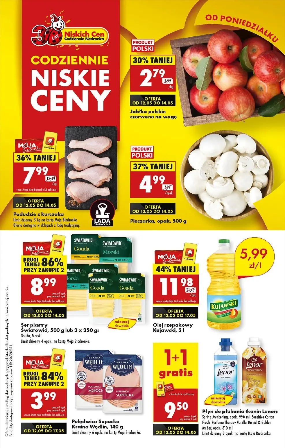 gazetka promocyjna Biedronka Lada tradycyjna. Od poniedziałku - Strona 1