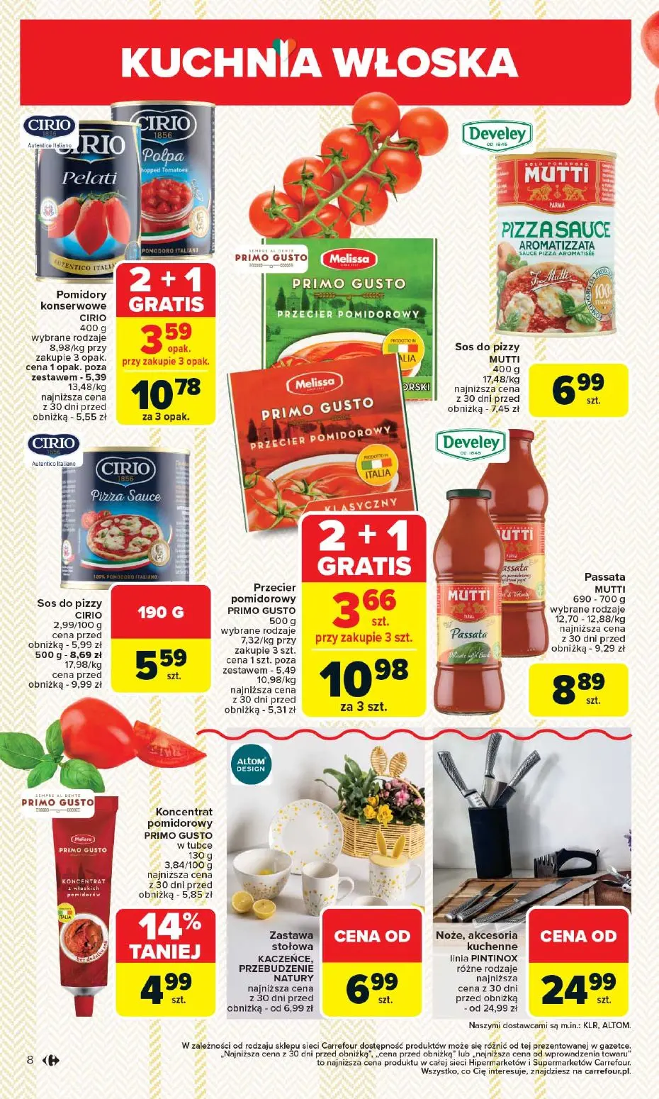 gazetka promocyjna Carrefour Market Kuchnia włoska - Strona 10