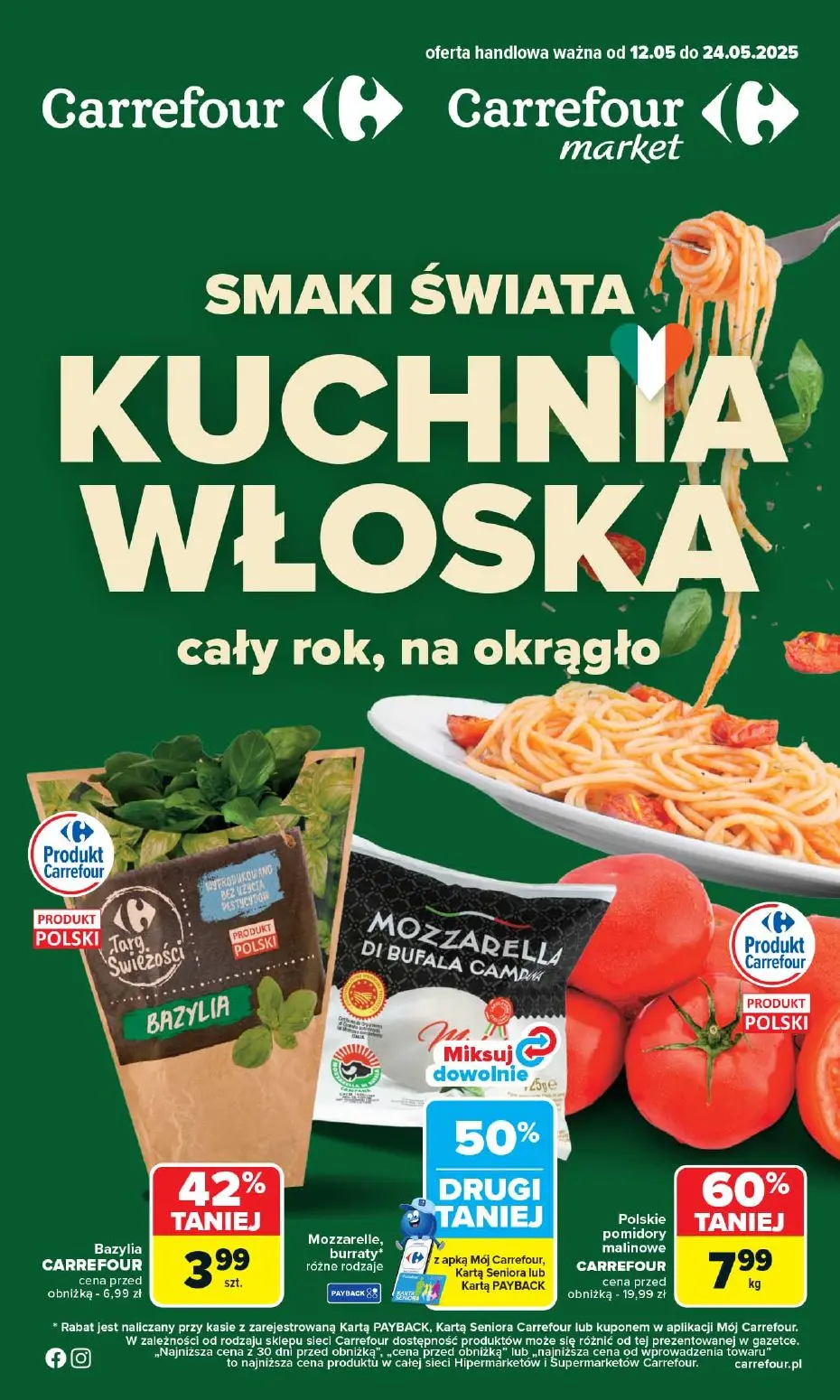 gazetka promocyjna Carrefour Market Smaki świata - Kuchnia Włoska - Strona 1
