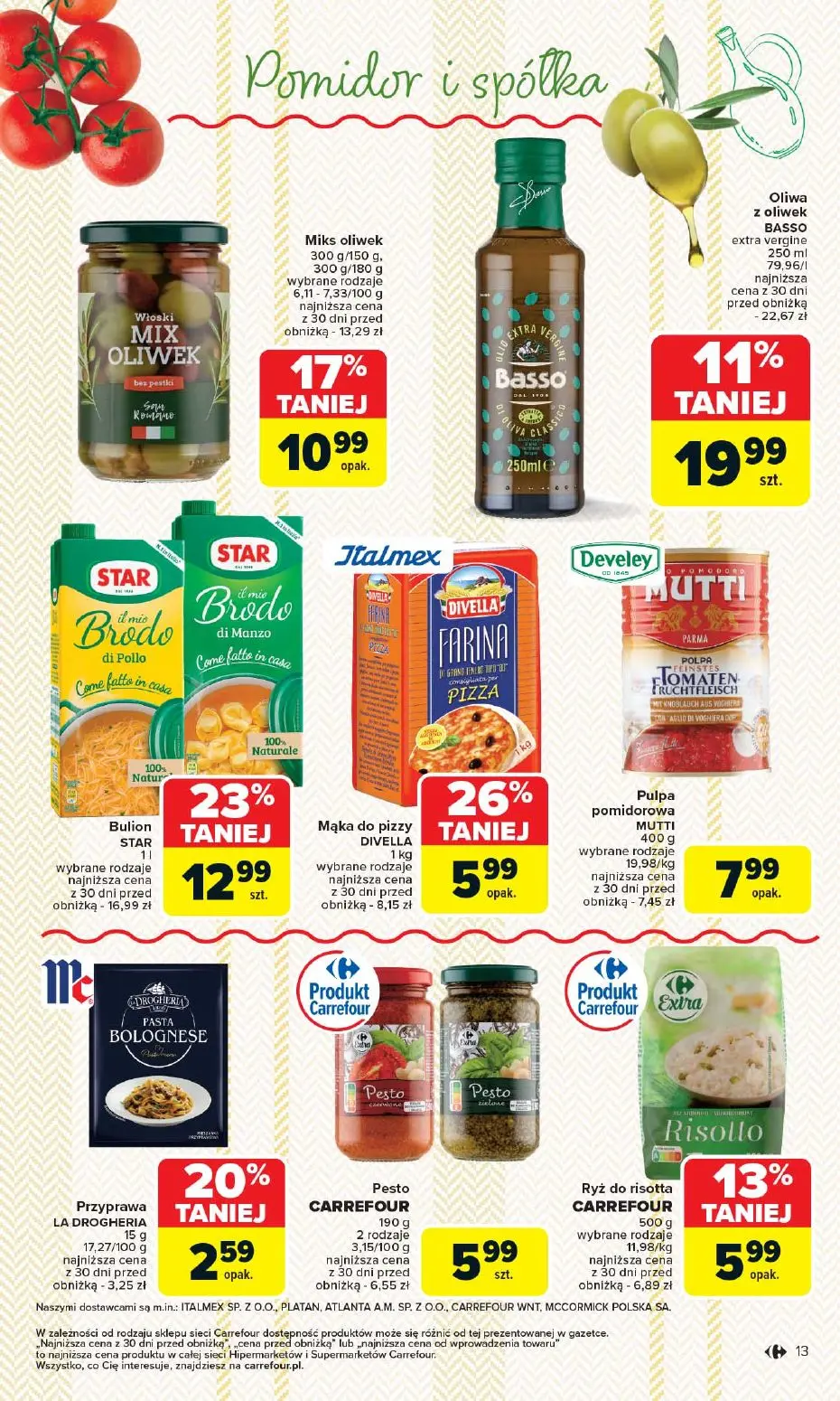 gazetka promocyjna Carrefour Market Smaki świata - Kuchnia Włoska - Strona 13