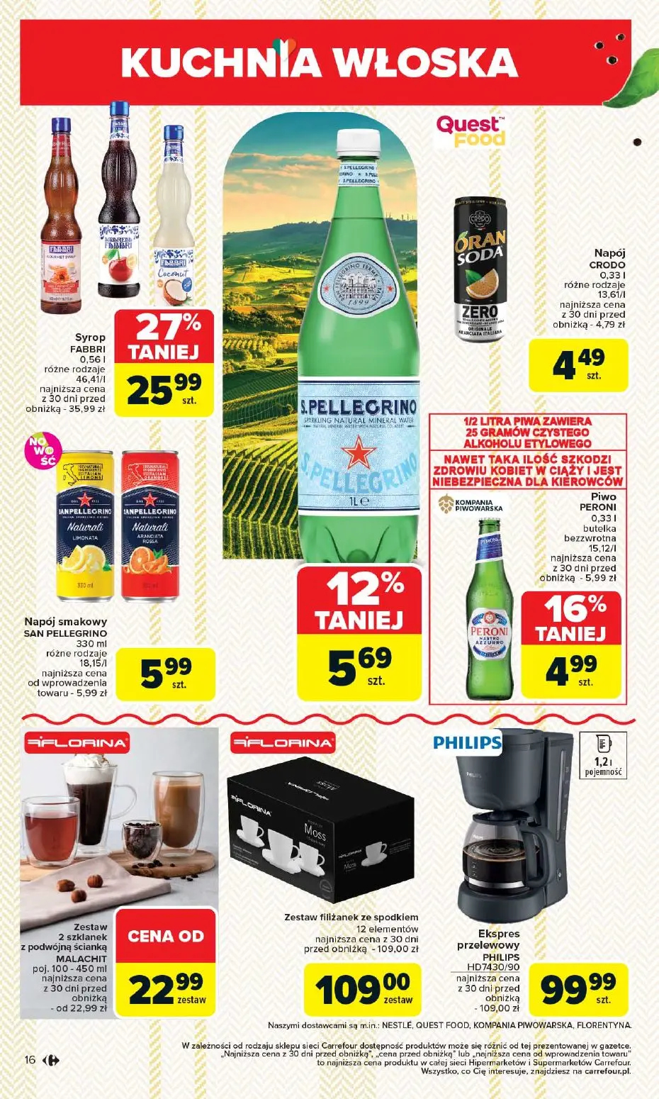 gazetka promocyjna Carrefour Market Smaki świata - Kuchnia Włoska - Strona 16