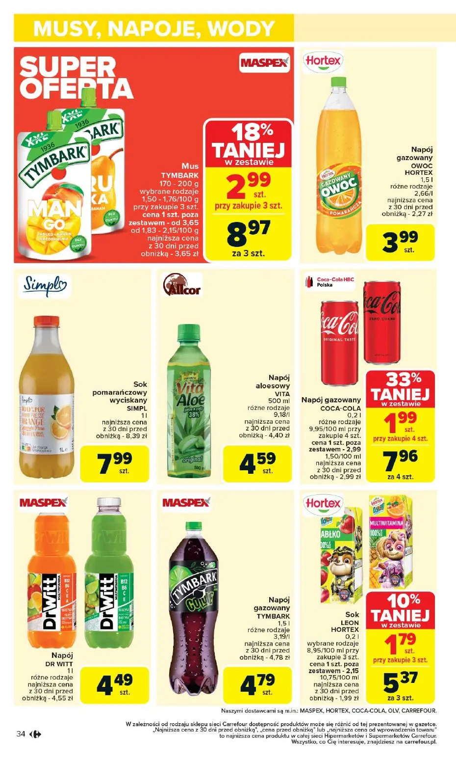 gazetka promocyjna Carrefour Od poniedziałku. Kuchnia włoska - Strona 36