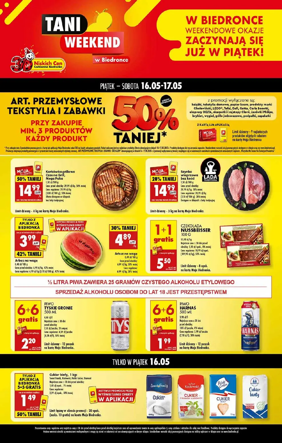 gazetka promocyjna Biedronka Tani weekend - Strona 1