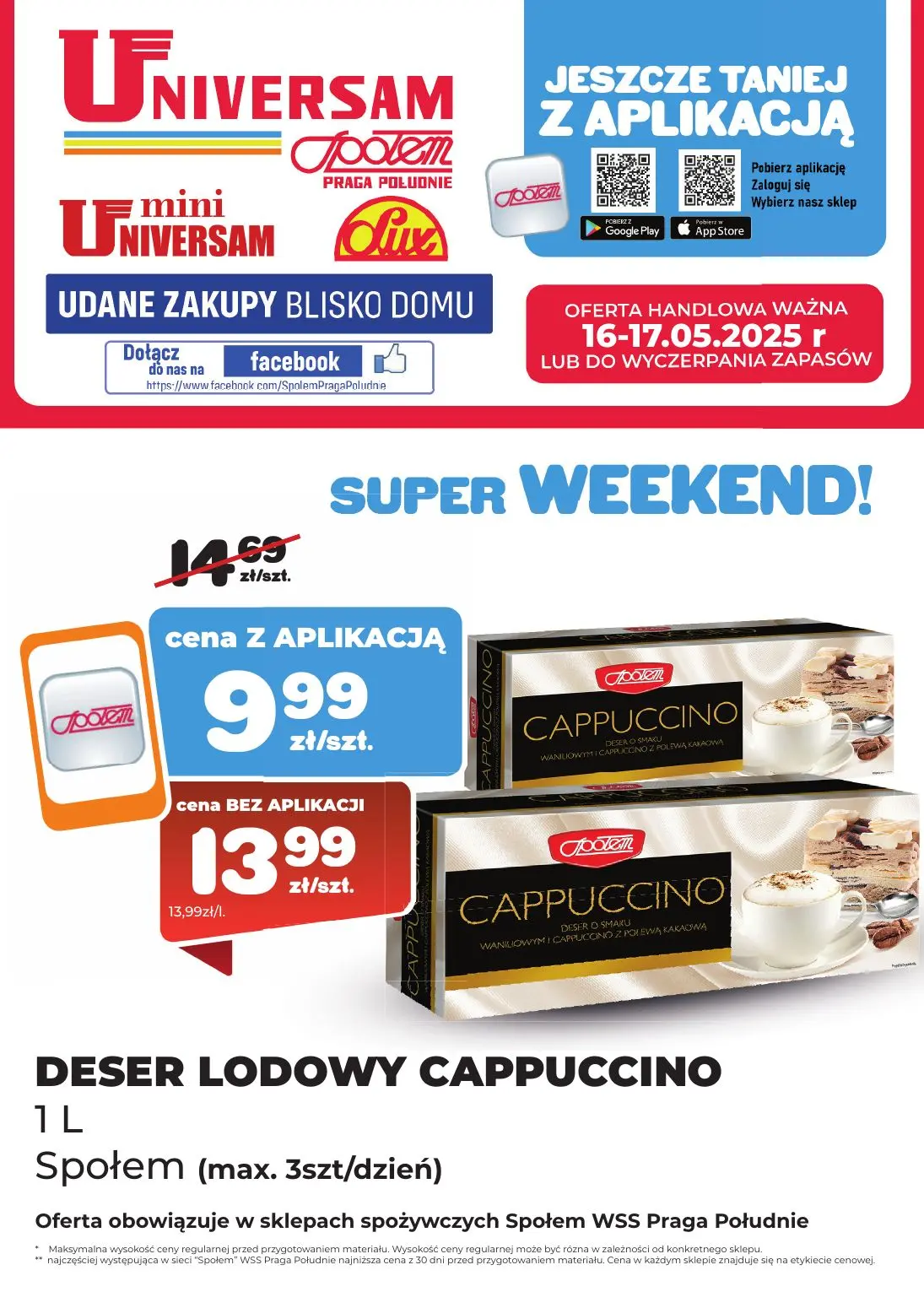gazetka promocyjna Społem Praga Super Weekend - Strona 1