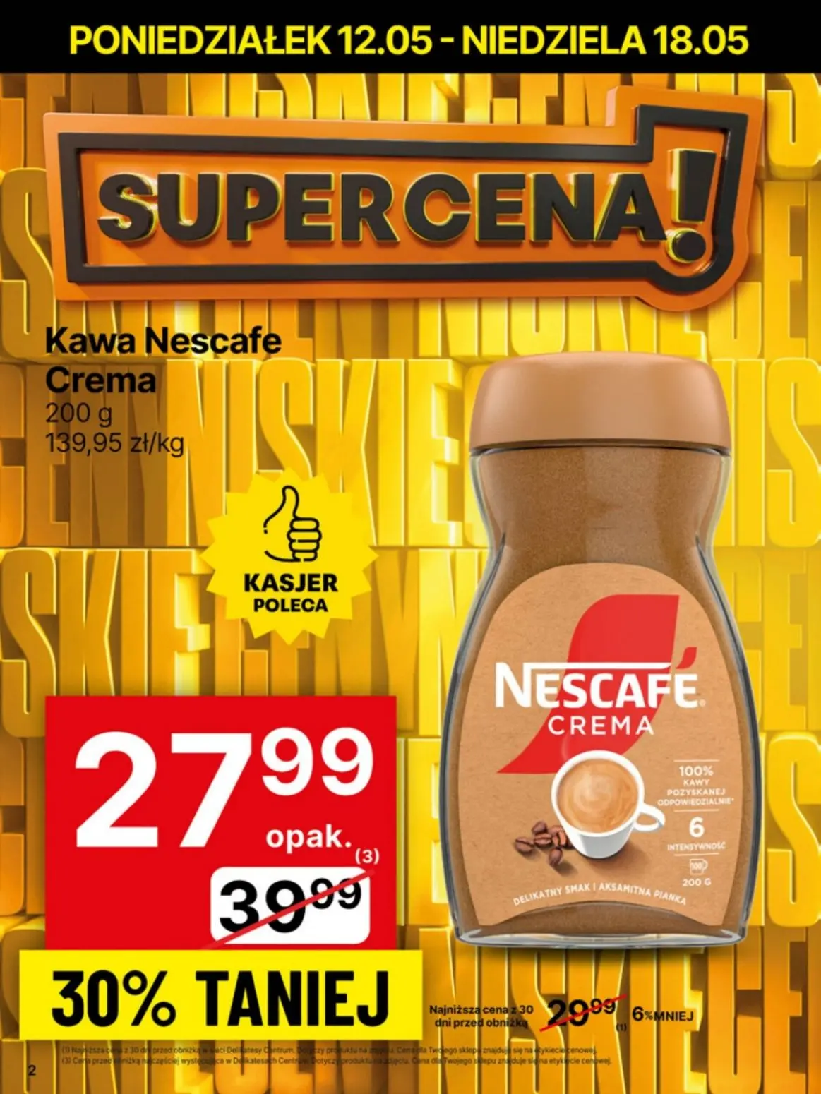 gazetka promocyjna Delikatesy Centrum Od poniedziałku - niskie ceny - Strona 2