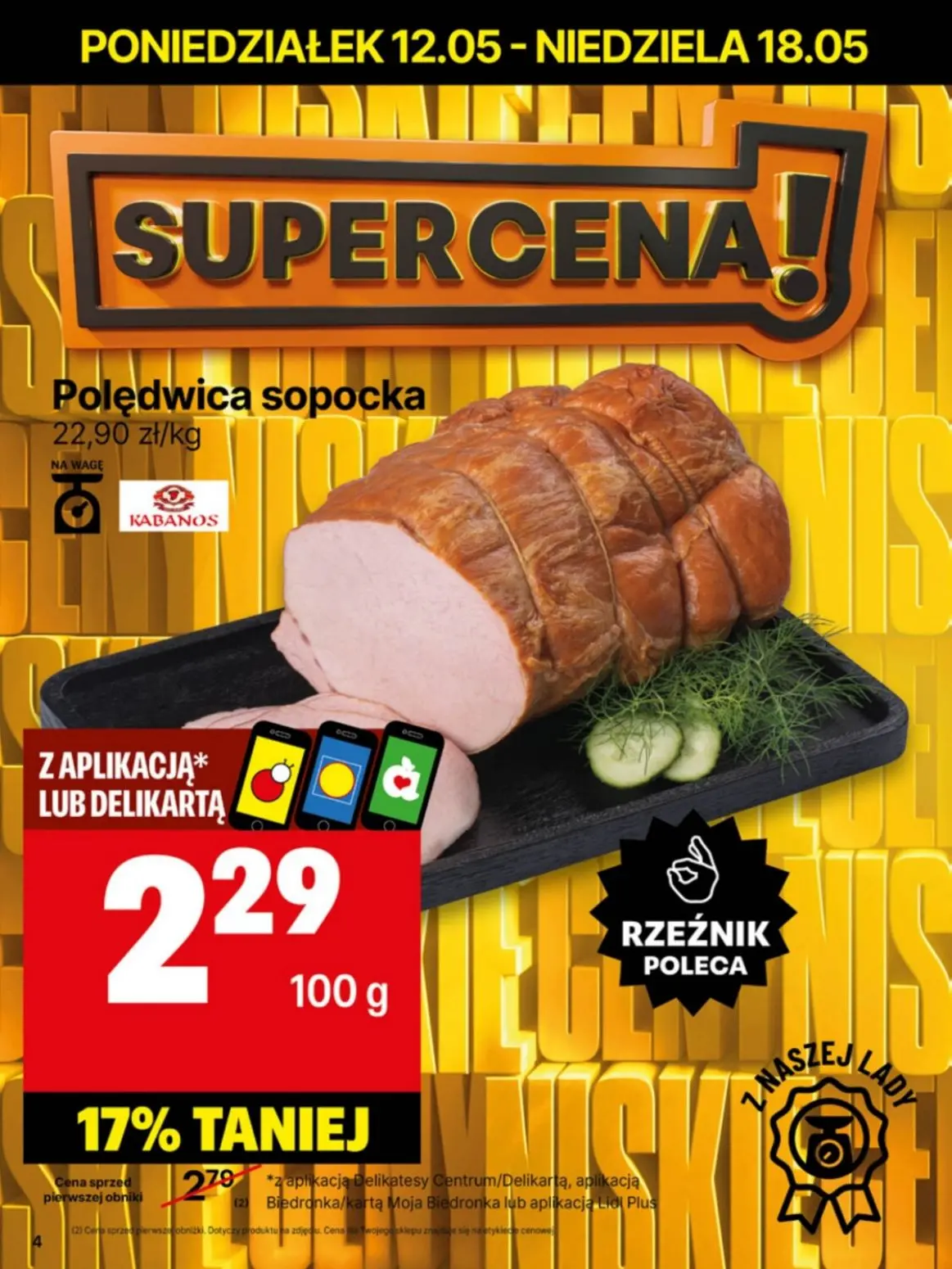 gazetka promocyjna Delikatesy Centrum Od poniedziałku - niskie ceny - Strona 4