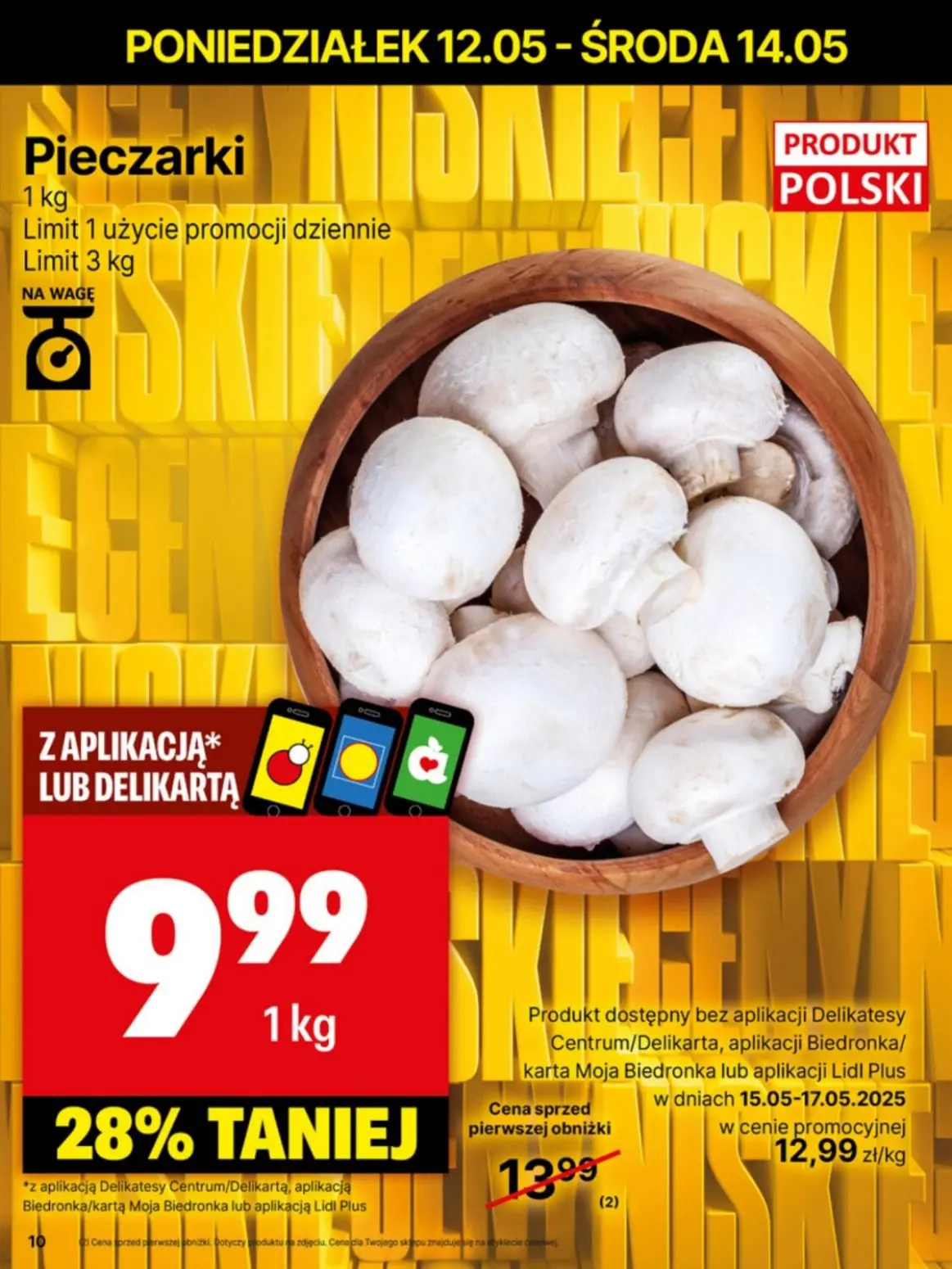 gazetka promocyjna Delikatesy Centrum Od poniedziałku - niskie ceny - Strona 10