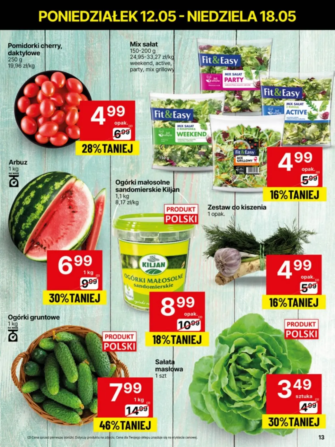 gazetka promocyjna Delikatesy Centrum Od poniedziałku - niskie ceny - Strona 13