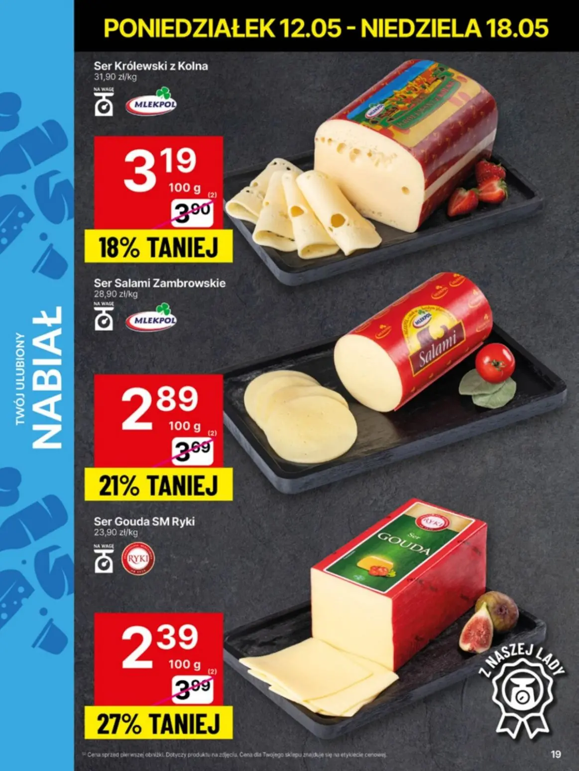 gazetka promocyjna Delikatesy Centrum Od poniedziałku - niskie ceny - Strona 19