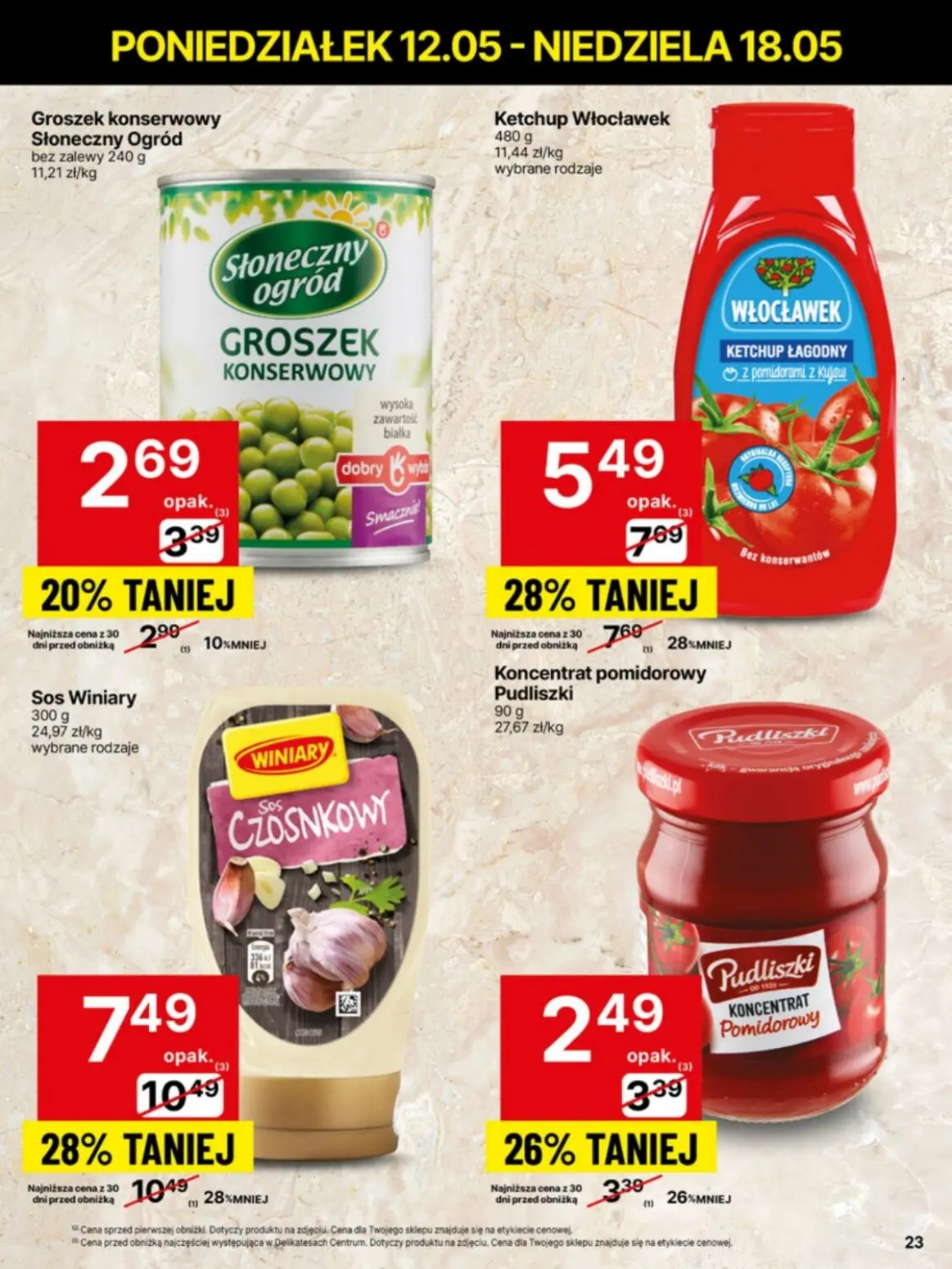 gazetka promocyjna Delikatesy Centrum Od poniedziałku - niskie ceny - Strona 23