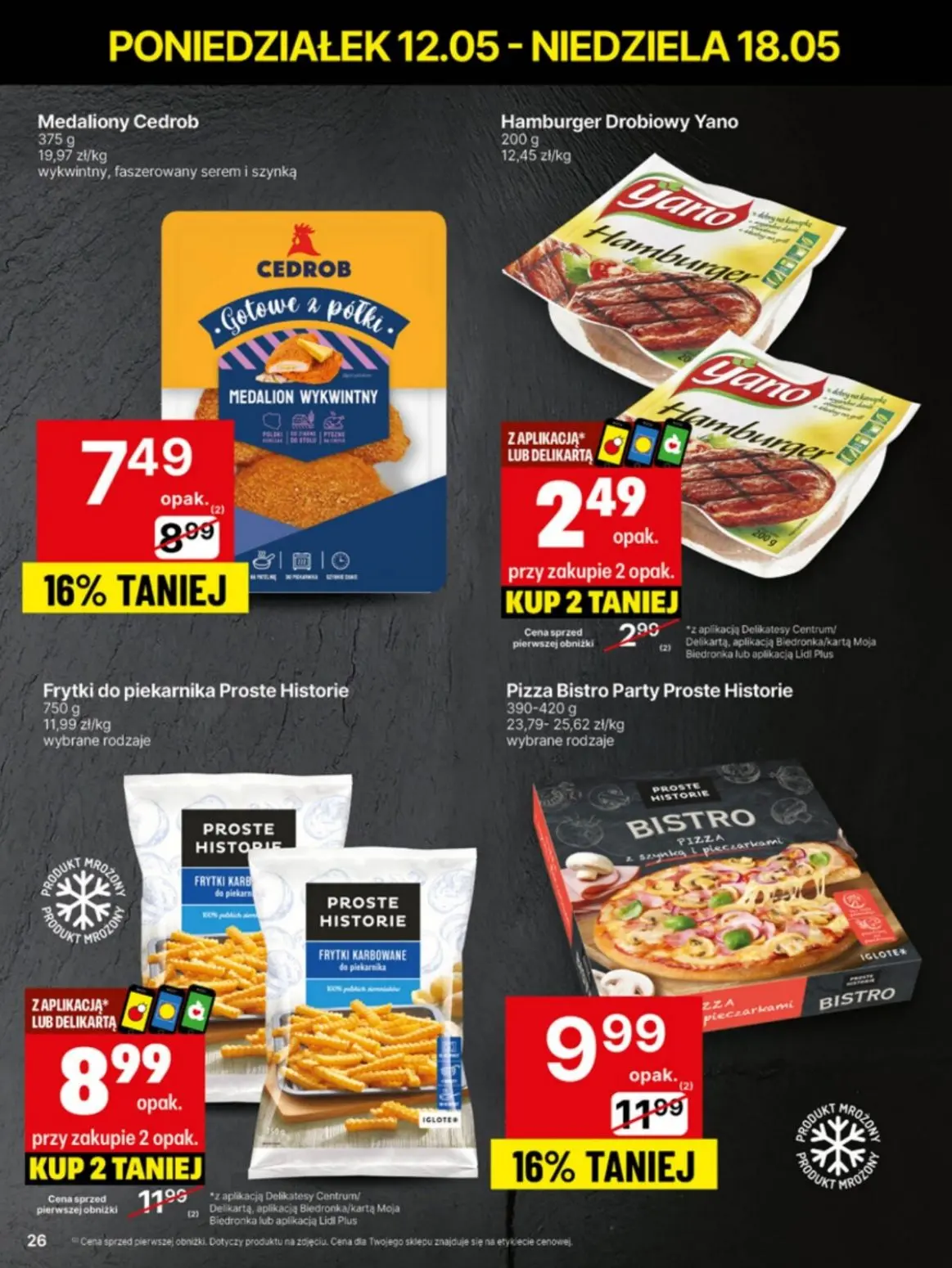 gazetka promocyjna Delikatesy Centrum Od poniedziałku - niskie ceny - Strona 26