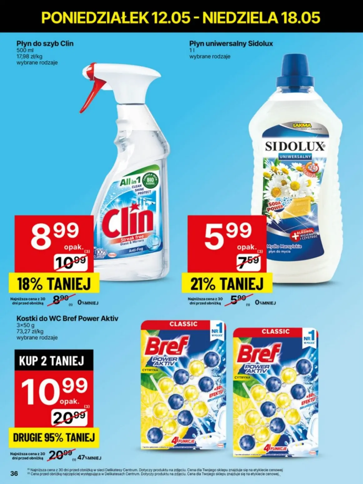 gazetka promocyjna Delikatesy Centrum Od poniedziałku - niskie ceny - Strona 36