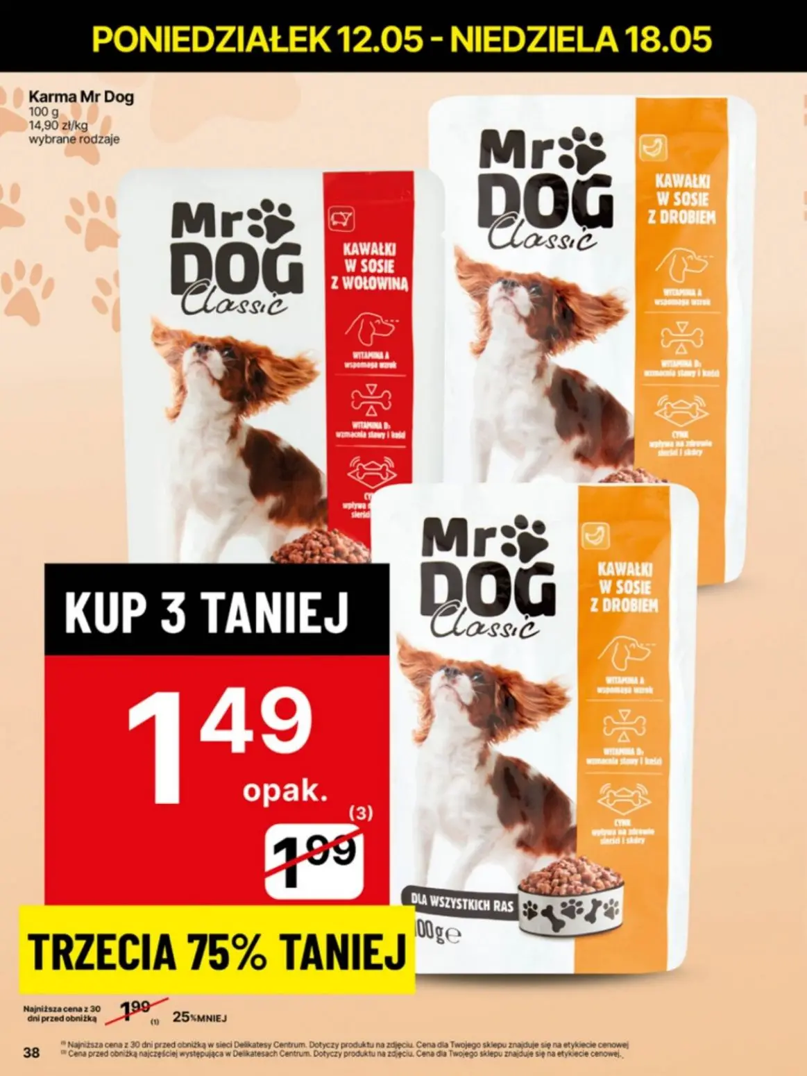 gazetka promocyjna Delikatesy Centrum Od poniedziałku - niskie ceny - Strona 38