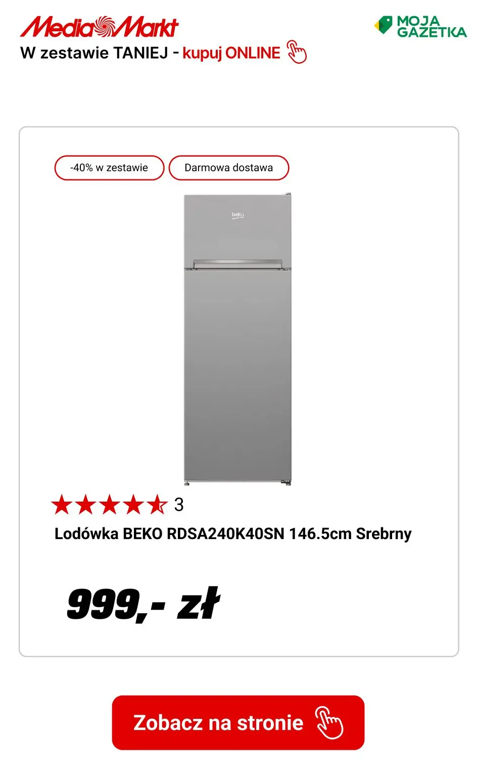 gazetka promocyjna Media Markt Beko w zestawie TANIEJ!!! - Strona 3