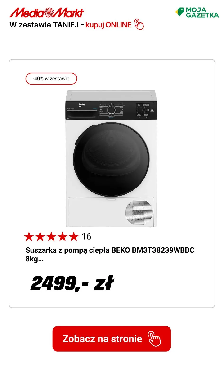 gazetka promocyjna Media Markt Beko w zestawie TANIEJ!!! - Strona 6