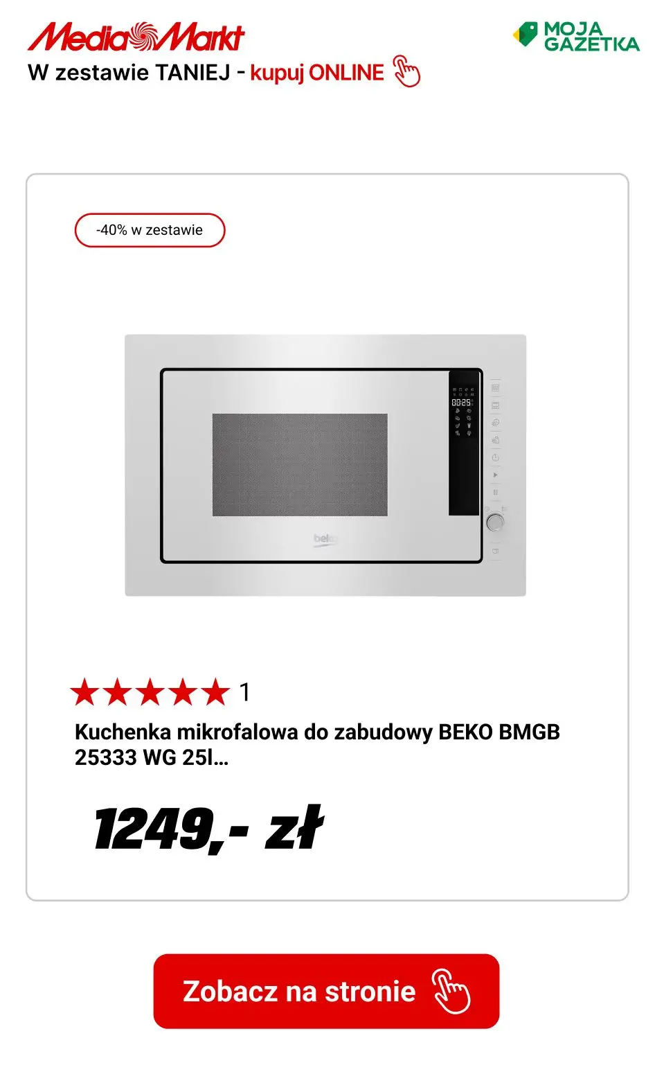 gazetka promocyjna Media Markt Beko w zestawie TANIEJ!!! - Strona 13