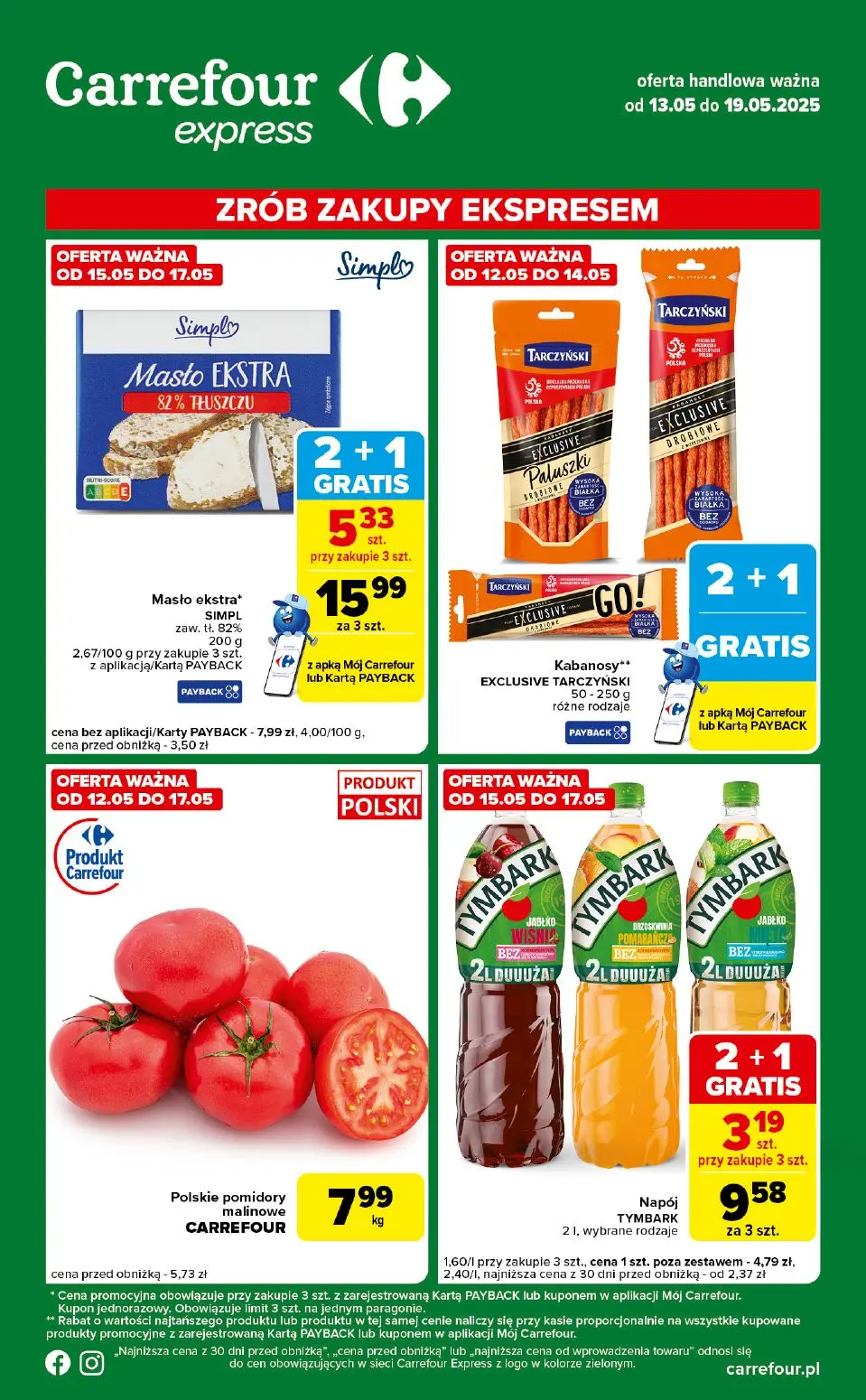 gazetka promocyjna Carrefour Express Zrób zakupy ekspresem - Strona 1