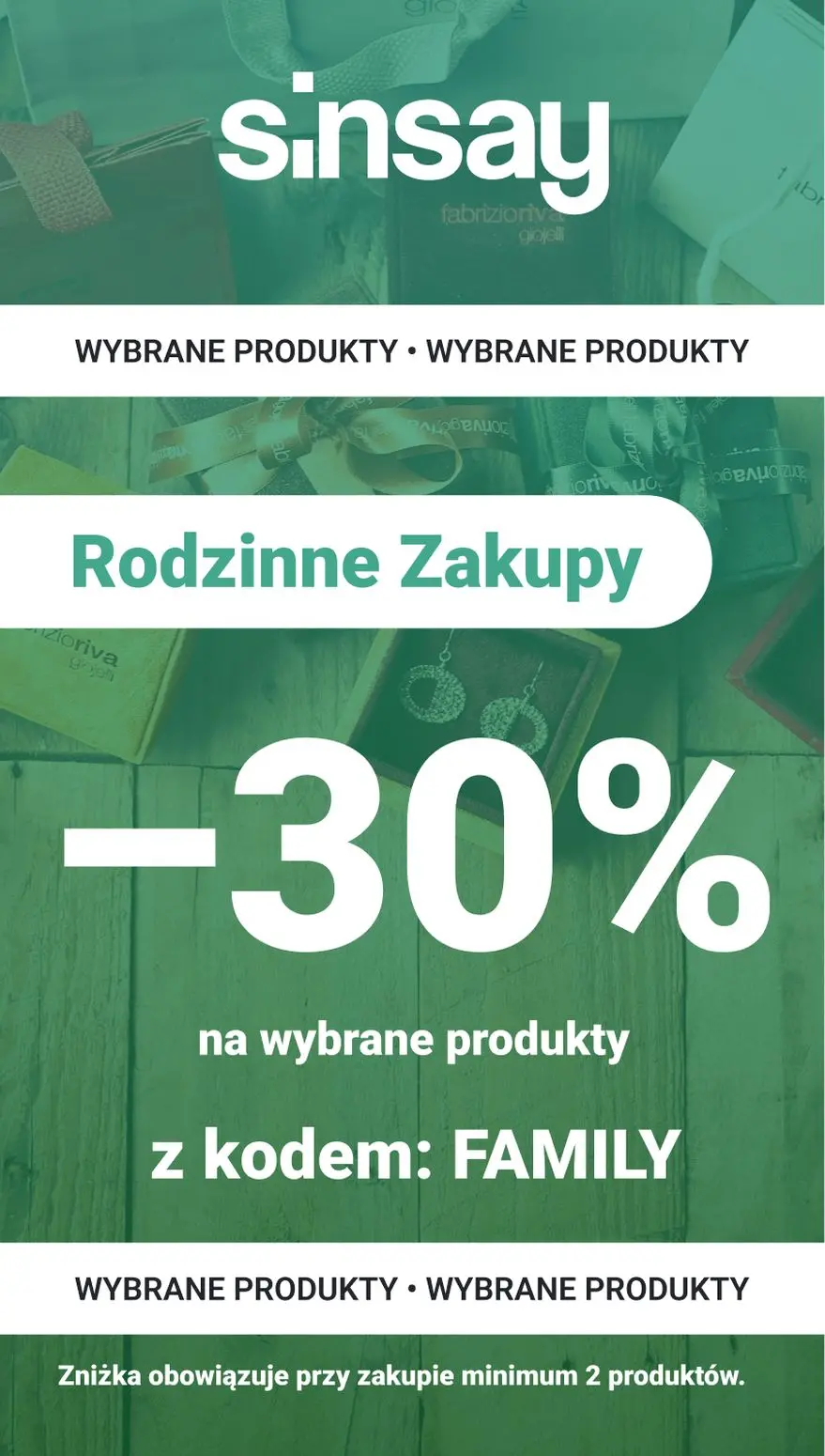 gazetka promocyjna Sinsay Rodzinne Zakupy 💖 - Strona 1
