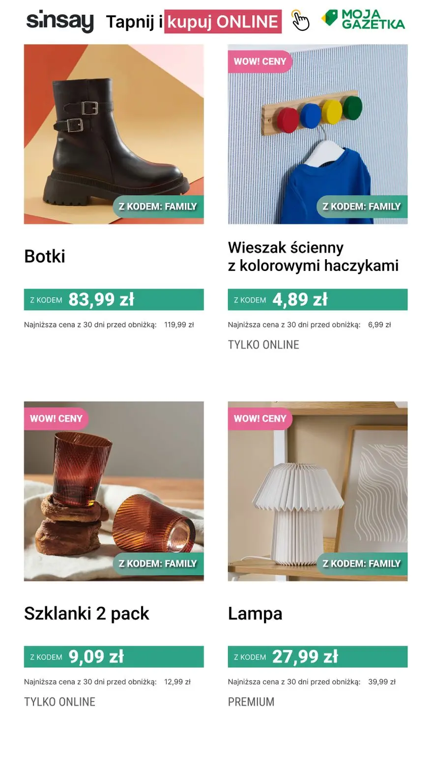 gazetka promocyjna Sinsay Rodzinne Zakupy 💖 - Strona 4