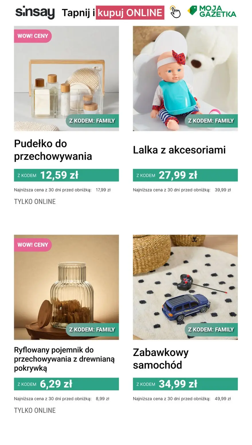 gazetka promocyjna Sinsay Rodzinne Zakupy 💖 - Strona 6